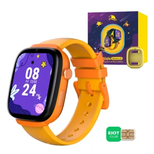 4G Kids Smart Watch – GPS Tracker with Video Call, SOS & Parental Controls (Waterproof)