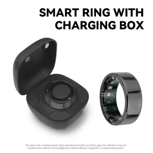 2026 Smart Ring – Heart Rate & SpO₂ Monitor, IP68/3ATM Waterproof Fitness Ring with Multi‑Sport Modes