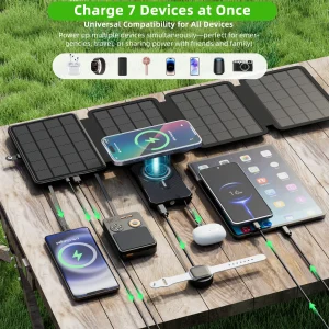 Magnetic Multi-Connector Fast Charging Hub for All Devices