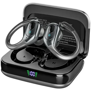 Wireless Bluetooth 5.3 TWS Earbuds with Noise Cancellation & Charging Case